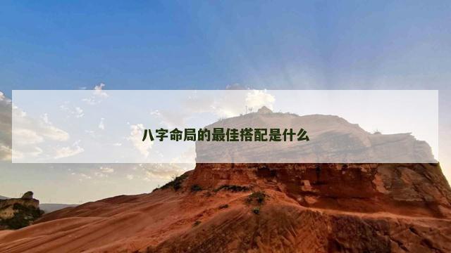 八字命局的最佳搭配是什么