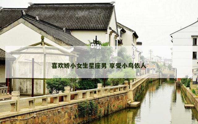 喜欢娇小女生星座男 享受小鸟依人