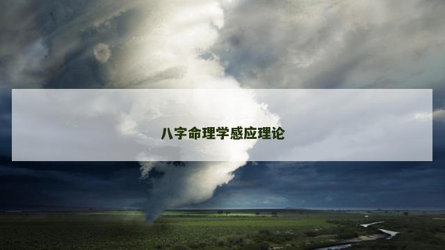 八字命理学感应理论