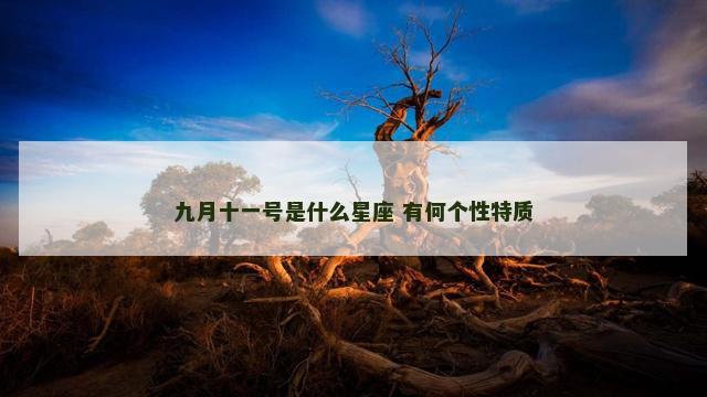 九月十一号是什么星座 有何个性特质