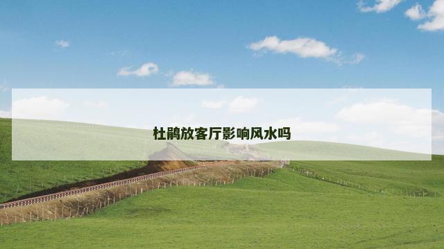 杜鹃放客厅影响风水吗