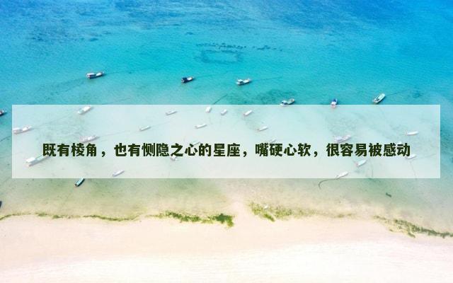 既有棱角，也有恻隐之心的星座，嘴硬心软，很容易被感动