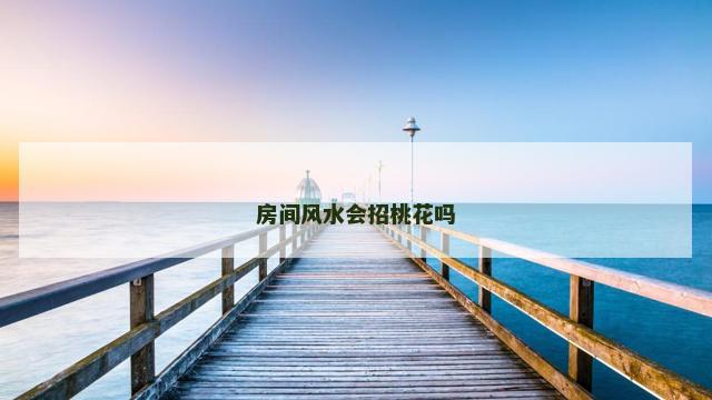 房间风水会招桃花吗