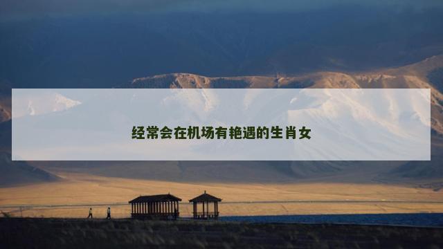 经常会在机场有艳遇的生肖女