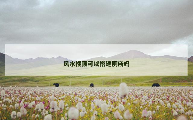 风水楼顶可以搭建厕所吗