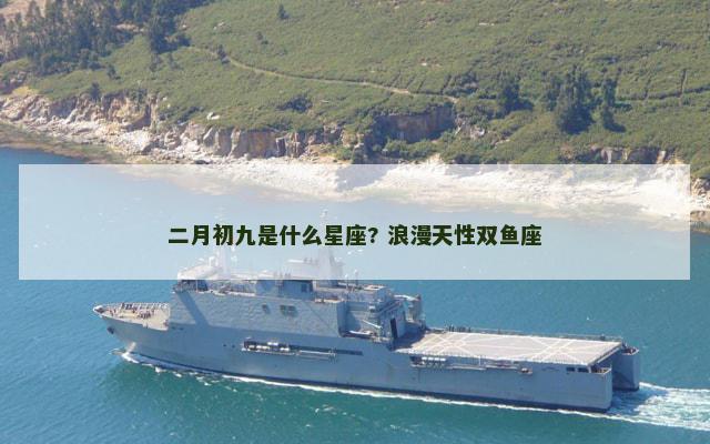 二月初九是什么星座? 浪漫天性双鱼座