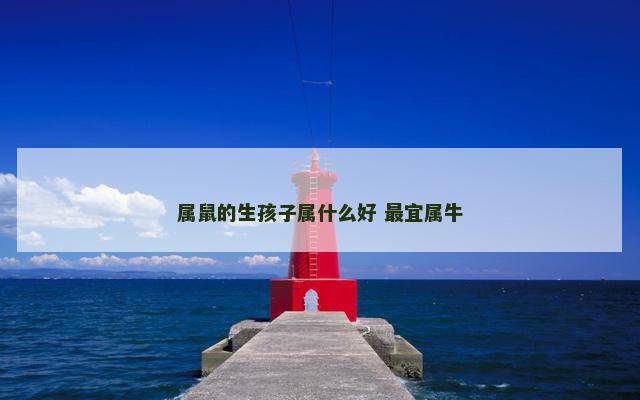 属鼠的生孩子属什么好 最宜属牛