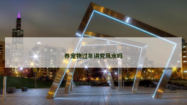 养宠物过年讲究风水吗