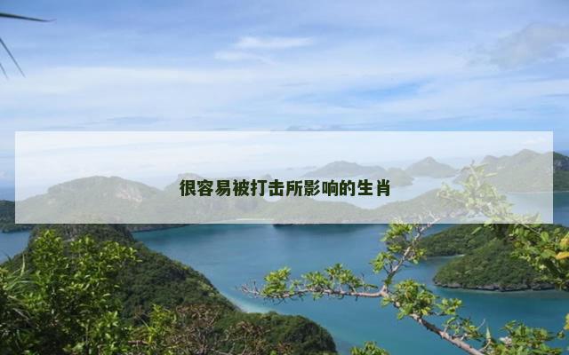 很容易被打击所影响的生肖