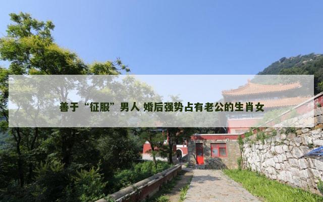 善于“征服”男人 婚后强势占有老公的生肖女