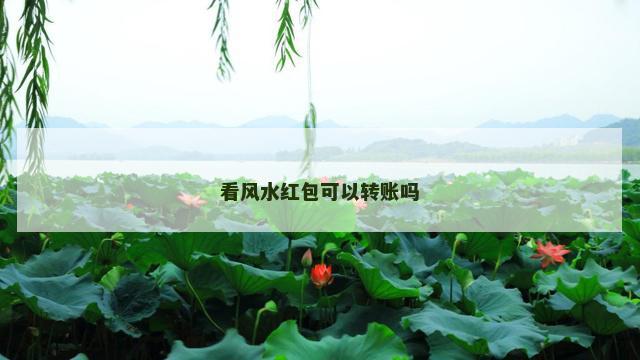 看风水红包可以转账吗