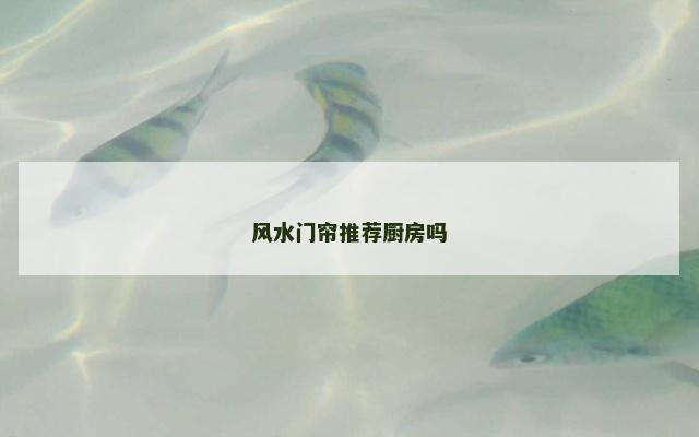 风水门帘推荐厨房吗