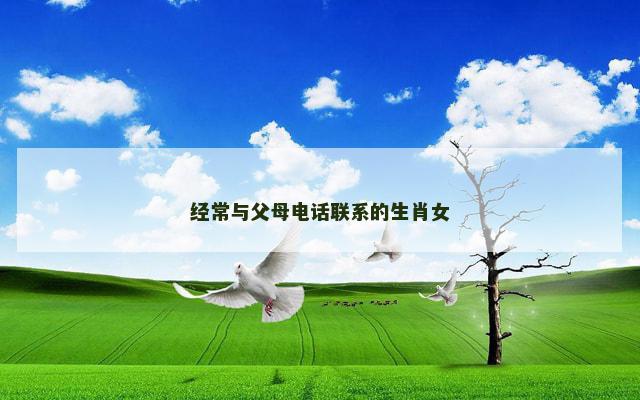 经常与父母电话联系的生肖女