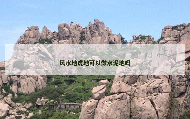 风水地虎地可以做水泥地吗