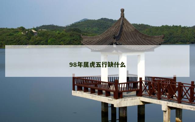 98年属虎五行缺什么