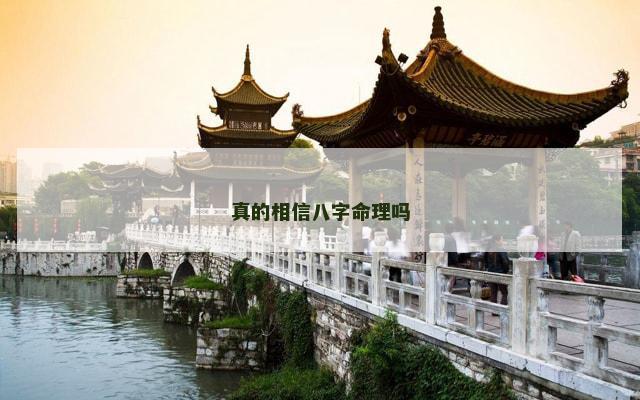 真的相信八字命理吗