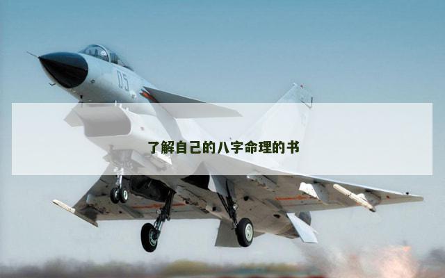了解自己的八字命理的书