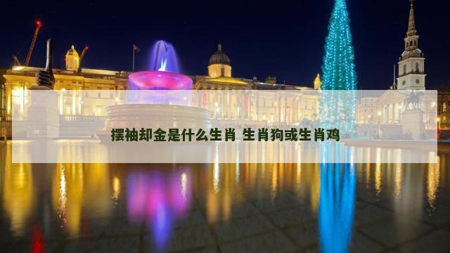 摆袖却金是什么生肖 生肖狗或生肖鸡