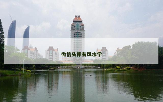 微信头像有风水学