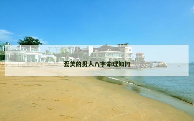 爱美的男人八字命理如何