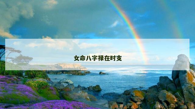 女命八字禄在时支