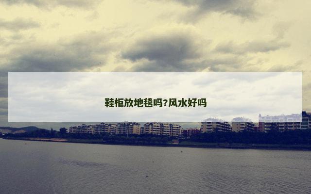 鞋柜放地毯吗?风水好吗