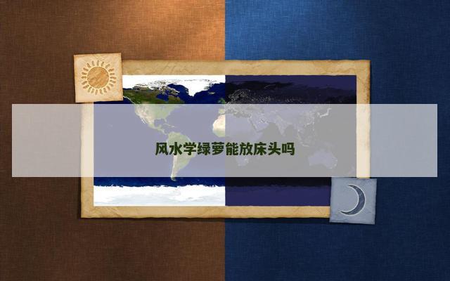 风水学绿萝能放床头吗