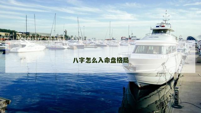 八字怎么入命盘格局