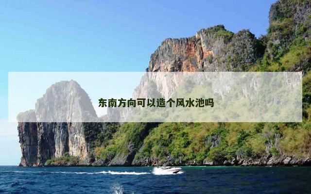 东南方向可以造个风水池吗