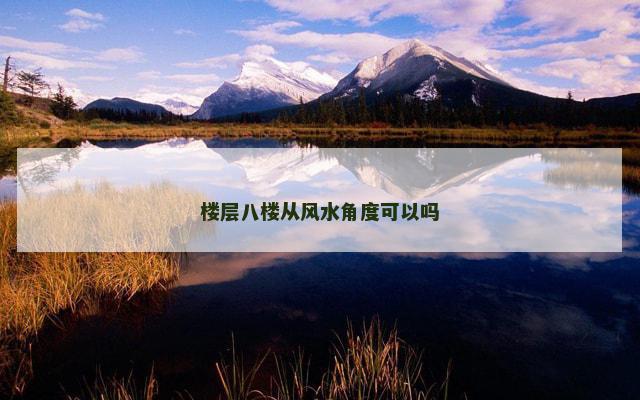 楼层八楼从风水角度可以吗