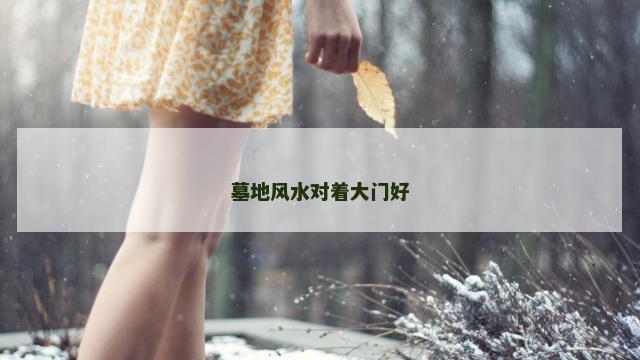 墓地风水对着大门好
