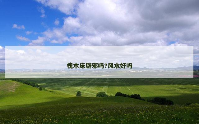 槐木床辟邪吗?风水好吗