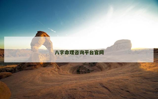 八字命理咨询平台官网