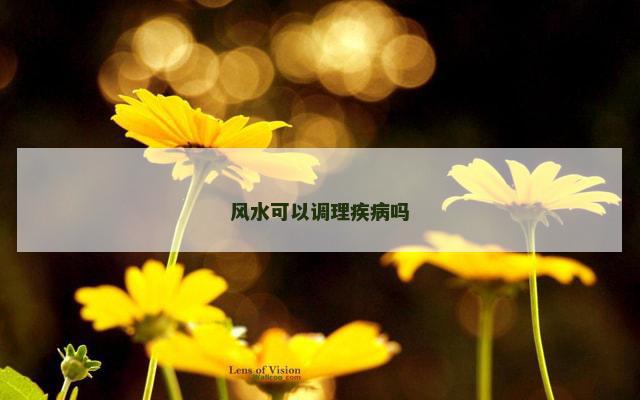 风水可以调理疾病吗
