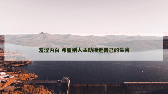 羞涩内向 希望别人主动接近自己的生肖
