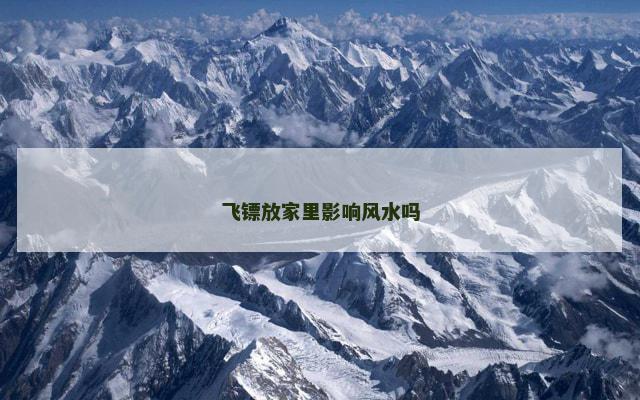 飞镖放家里影响风水吗