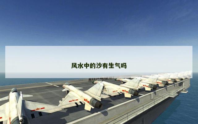 风水中的沙有生气吗